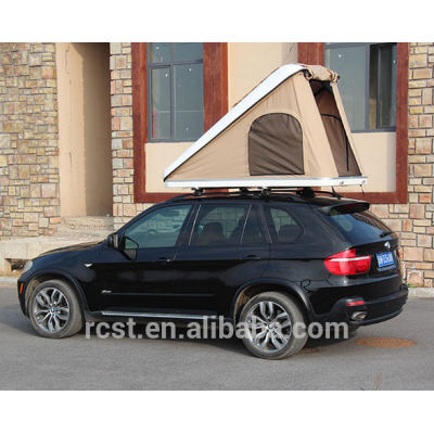 Triangle Fiberglass hard shell roof top tent